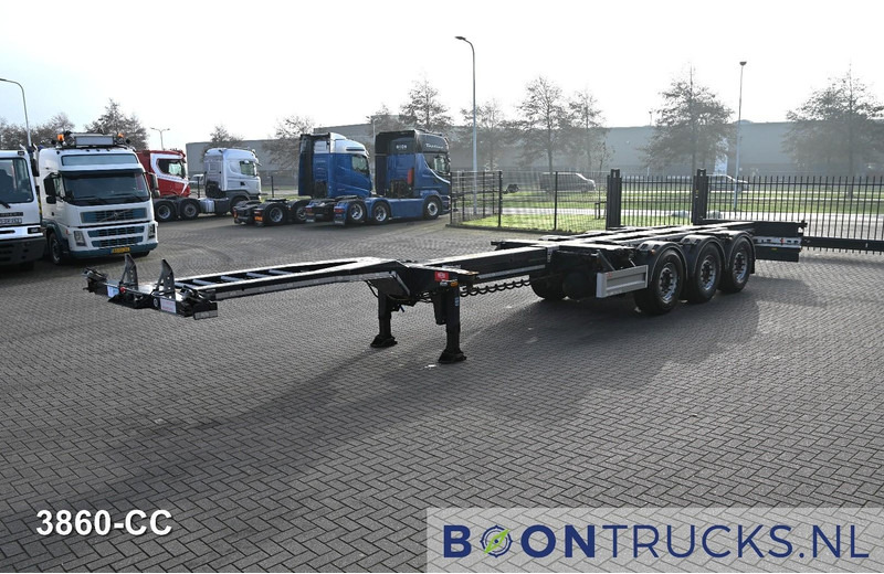 Pacton ET3 | 2x20-30-40-45ft HC * 2x EXTENDABLE * LIFT AXLE * NL TRAILER * APK 06-2026 - Semirremolque portacontenedore/ Intercambiable: foto 5 Pacton ET3 | 2x20-30-40-45ft HC * 2x EXTENDABLE * LIFT AXLE * NL TRAILER * APK 06-2026 - Semirremolque portacontenedore/ Intercambiable: foto 5
