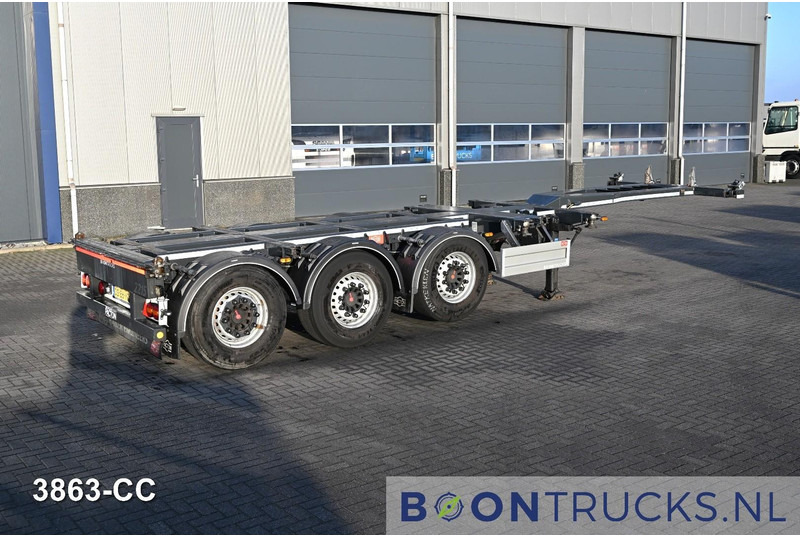 Pacton ET3 | 2x20-30-40-45ft HC * LIFT AXLE * 2x EXTENDABLE * NL TRAINER * APK 09-2026 - Semirremolque portacontenedore/ Intercambiable: foto 1 Pacton ET3 | 2x20-30-40-45ft HC * LIFT AXLE * 2x EXTENDABLE * NL TRAINER * APK 09-2026 - Semirremolque portacontenedore/ Intercambiable: foto 1