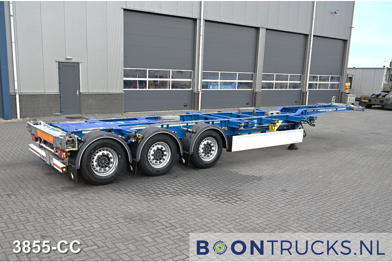 Schmitz Cargobull SCB*S3B | 2x20-30-40-45ft HC * LIFT AXLE * DISC BRAKE * EXTENDABLE REAR - Semirremolque portacontenedore/ Intercambiable: foto 1 Schmitz Cargobull SCB*S3B | 2x20-30-40-45ft HC * LIFT AXLE * DISC BRAKE * EXTENDABLE REAR - Semirremolque portacontenedore/ Intercambiable: foto 1