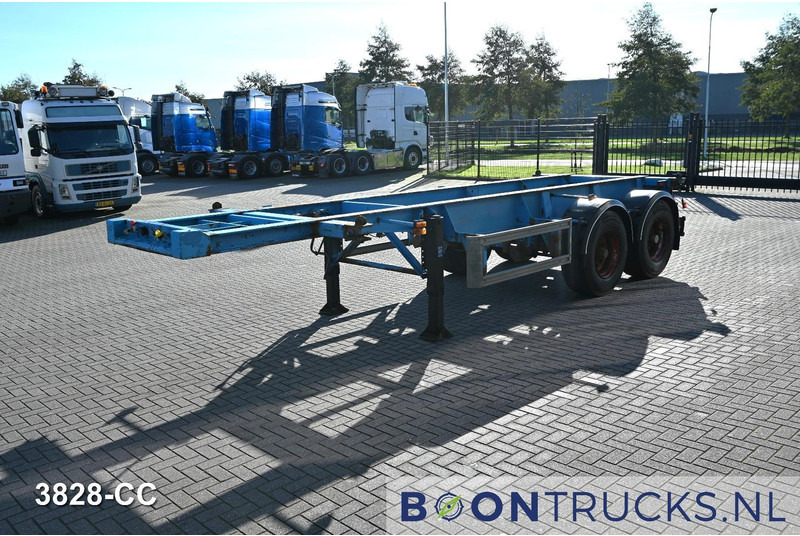 Schweriner Nutzfahrzeuge CS 20 CHASSIS | 20ft * STEEL SUSPENSION * BPW/DRUM * 9x AVAILABLE - Semirremolque portacontenedore/ Intercambiable: foto 4 Schweriner Nutzfahrzeuge CS 20 CHASSIS | 20ft * STEEL SUSPENSION * BPW/DRUM * 9x AVAILABLE - Semirremolque portacontenedore/ Intercambiable: foto 4