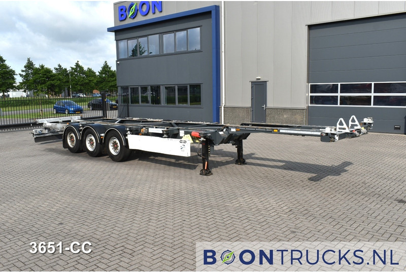 Van Hool A3C002 2x20-30-40-45ft HC * LIFT AXLE * SAF / DISC * EXTENDABLE REAR - Semirremolque portacontenedore/ Intercambiable: foto 4 Van Hool A3C002 2x20-30-40-45ft HC * LIFT AXLE * SAF / DISC * EXTENDABLE REAR - Semirremolque portacontenedore/ Intercambiable: foto 4