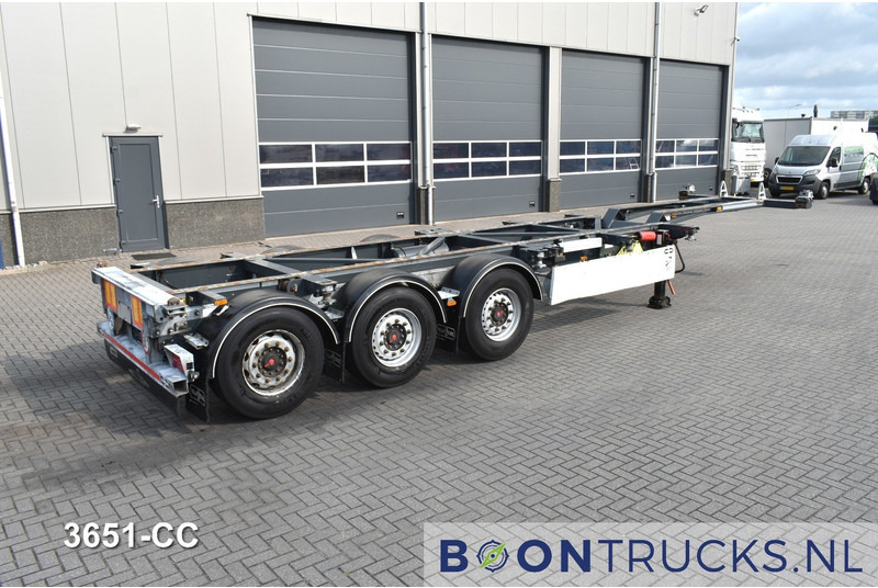 Van Hool A3C002 2x20-30-40-45ft HC * LIFT AXLE * SAF / DISC * EXTENDABLE REAR - Semirremolque portacontenedore/ Intercambiable: foto 1 Van Hool A3C002 2x20-30-40-45ft HC * LIFT AXLE * SAF / DISC * EXTENDABLE REAR - Semirremolque portacontenedore/ Intercambiable: foto 1