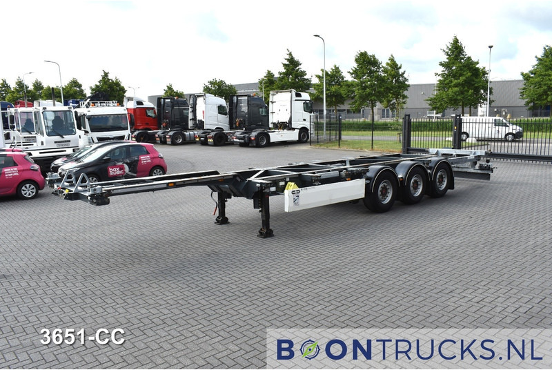 Van Hool A3C002 2x20-30-40-45ft HC * LIFT AXLE * SAF / DISC * EXTENDABLE REAR - Semirremolque portacontenedore/ Intercambiable: foto 5 Van Hool A3C002 2x20-30-40-45ft HC * LIFT AXLE * SAF / DISC * EXTENDABLE REAR - Semirremolque portacontenedore/ Intercambiable: foto 5