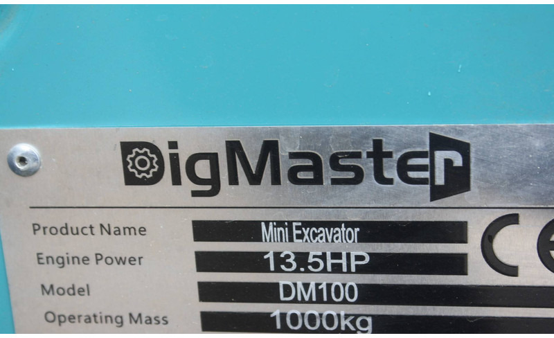 DigMaster DM100 - Miniexcavadora: foto 5 DigMaster DM100 - Miniexcavadora: foto 5