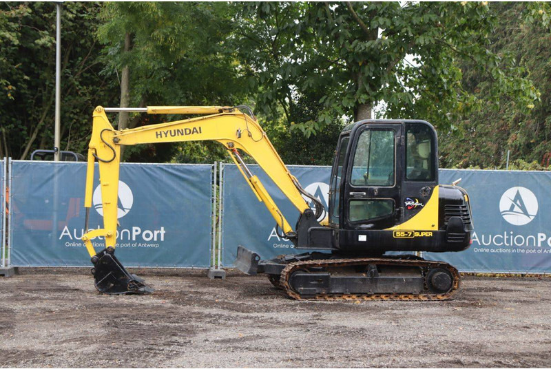 Hyundai R55-7 - Excavadora de cadenas: foto 1 Hyundai R55-7 - Excavadora de cadenas: foto 1