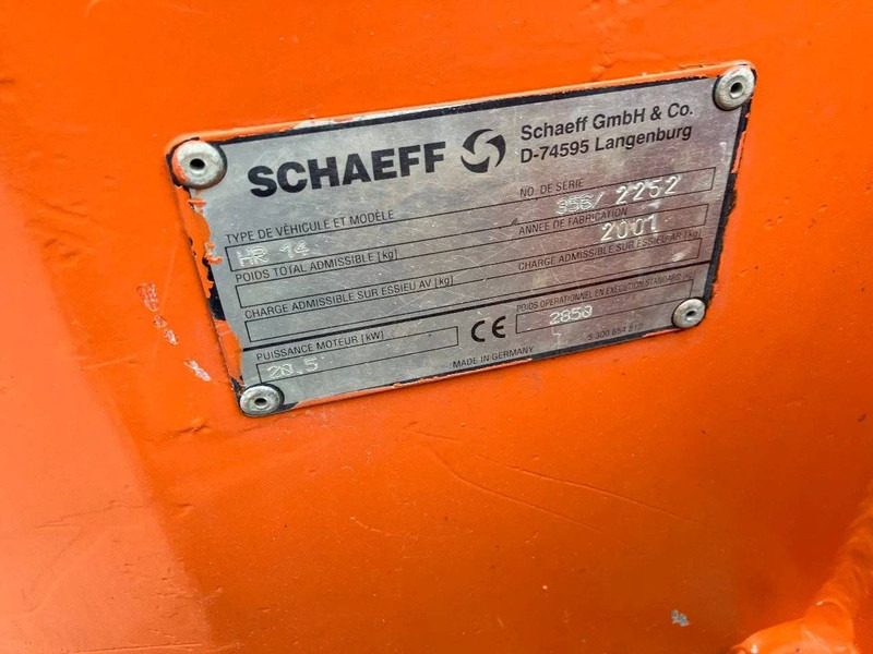 Schaeff HR 14 - Miniexcavadora: foto 2 Schaeff HR 14 - Miniexcavadora: foto 2