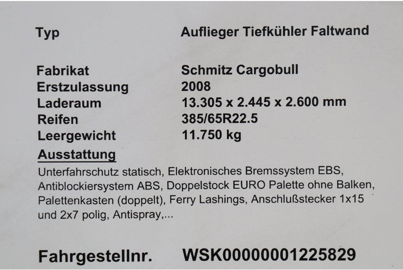 Schmitz Cargobull SKO 24 - Semirremolque frigorífico: foto 3 Schmitz Cargobull SKO 24 - Semirremolque frigorífico: foto 3