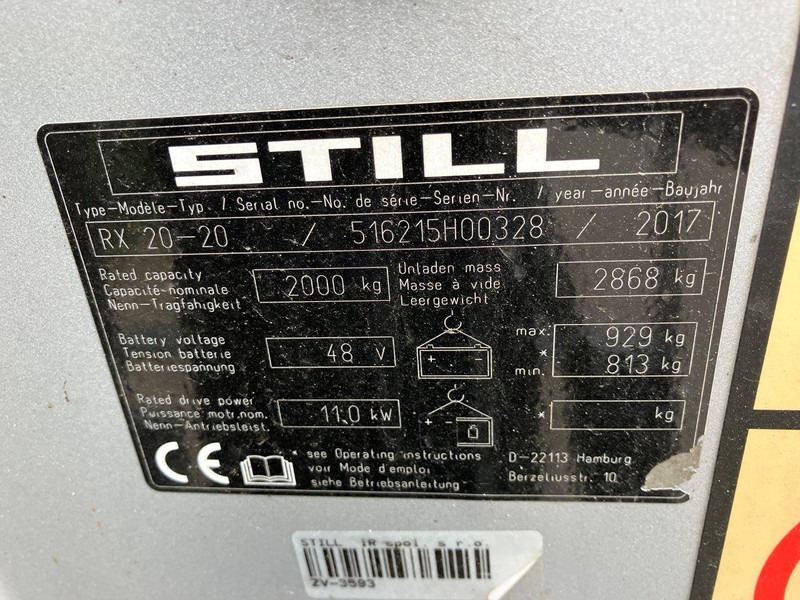 Carretilla elevadora eléctrica Still R20-20: foto 11 Carretilla elevadora eléctrica Still R20-20: foto 11