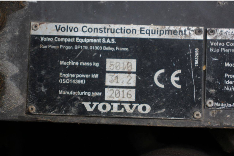 Excavadora de cadenas Volvo ECR50D: foto 16 Excavadora de cadenas Volvo ECR50D: foto 16