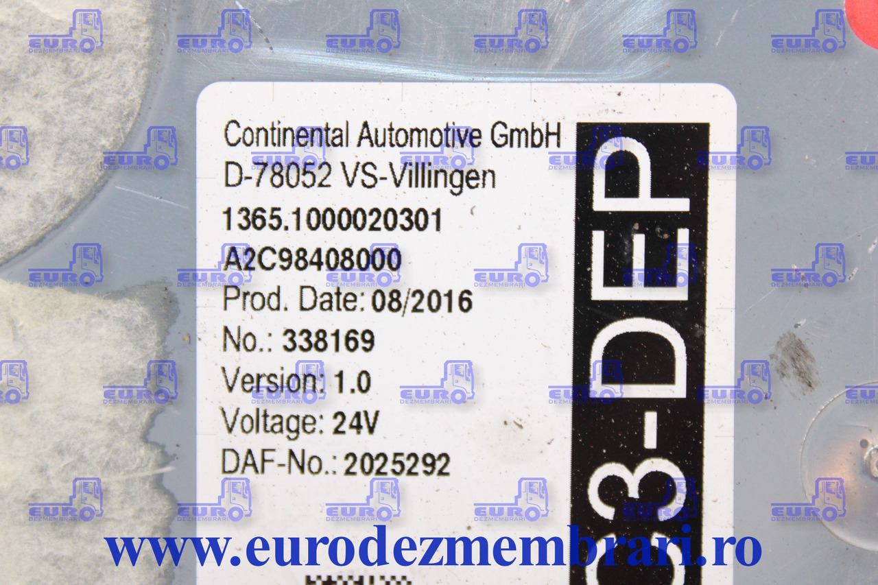 CALCULATOR VIC3-DEP DAF XF106 2025292 - Unidad de control para Camión: foto 2 CALCULATOR VIC3-DEP DAF XF106 2025292 - Unidad de control para Camión: foto 2