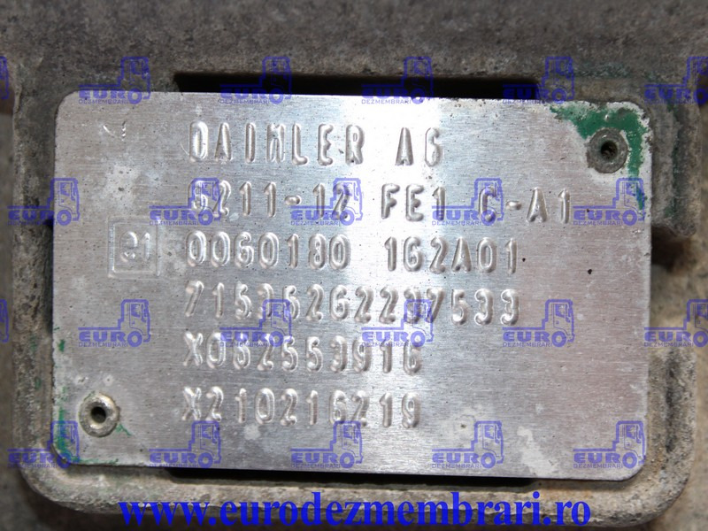 CUTIE DE VITEZE AUTOMATA CU RETARDER G211-12 FE1 MERCEDES ACTROS MP5 - Caja de cambios para Camión: foto 5 CUTIE DE VITEZE AUTOMATA CU RETARDER G211-12 FE1 MERCEDES ACTROS MP5 - Caja de cambios para Camión: foto 5