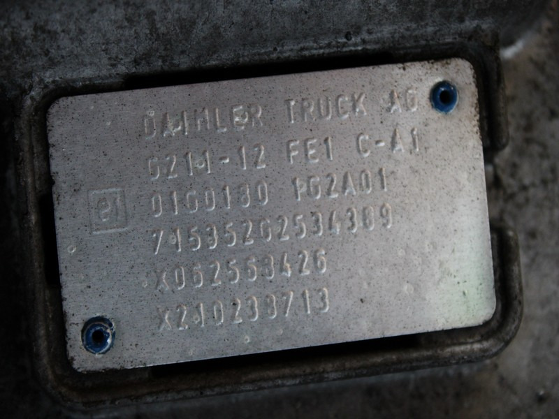 CUTIE DE VITEZE AUTOMATA FARA RETARDER MERCEDES ACTROS MP5 G211-12 FE1 - Caja de cambios para Camión: foto 5 CUTIE DE VITEZE AUTOMATA FARA RETARDER MERCEDES ACTROS MP5 G211-12 FE1 - Caja de cambios para Camión: foto 5