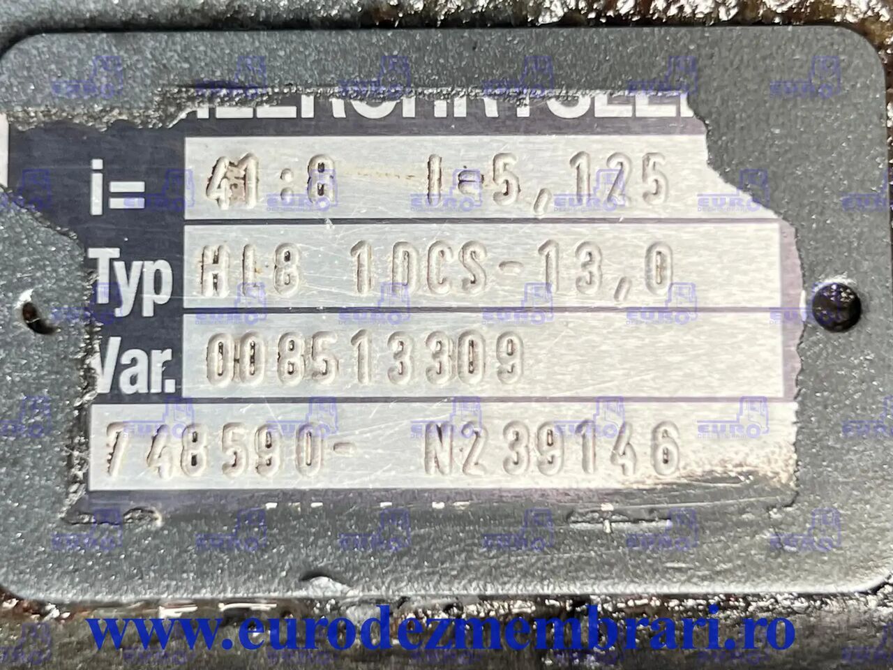 DIFERENTIAL MERCEDES HL8 R=41:8 R=5.125 - Diferencial para Camión: foto 4 DIFERENTIAL MERCEDES HL8 R=41:8 R=5.125 - Diferencial para Camión: foto 4