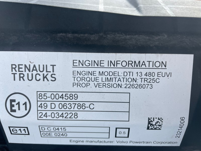 MOTOR RENAULT T DTI13 E6 480CP - Motor para Camión: foto 5 MOTOR RENAULT T DTI13 E6 480CP - Motor para Camión: foto 5