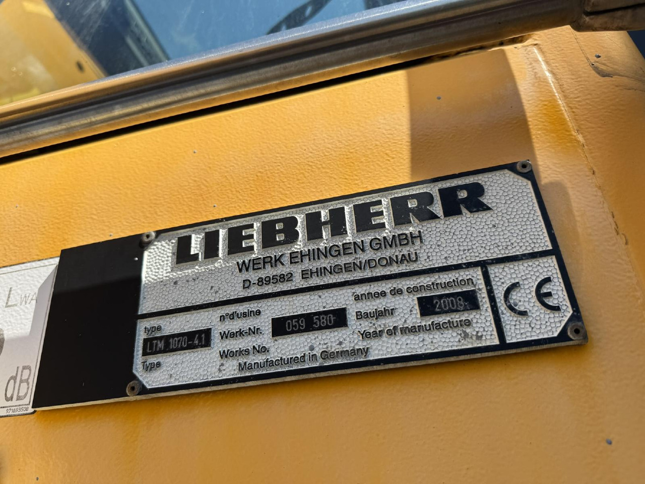 Leasing de Liebherr LTM 1070-4.1 (08 - 059 580) Liebherr LTM 1070-4.1 (08 - 059 580): foto 9 Leasing de Liebherr LTM 1070-4.1 (08 - 059 580) Liebherr LTM 1070-4.1 (08 - 059 580): foto 9