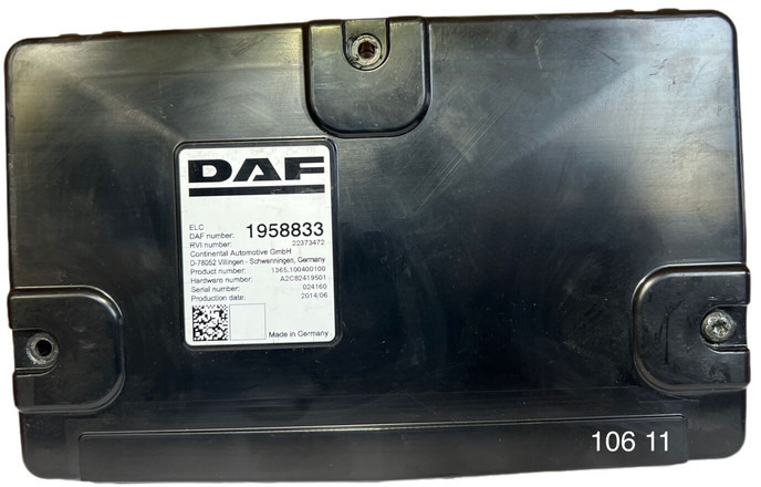DAF - Unidad de control: foto 1 DAF - Unidad de control: foto 1