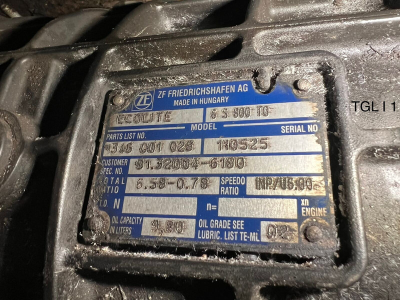 MAN ZF ECOLITE 6S 800 TO - Caja de cambios: foto 5 MAN ZF ECOLITE 6S 800 TO - Caja de cambios: foto 5