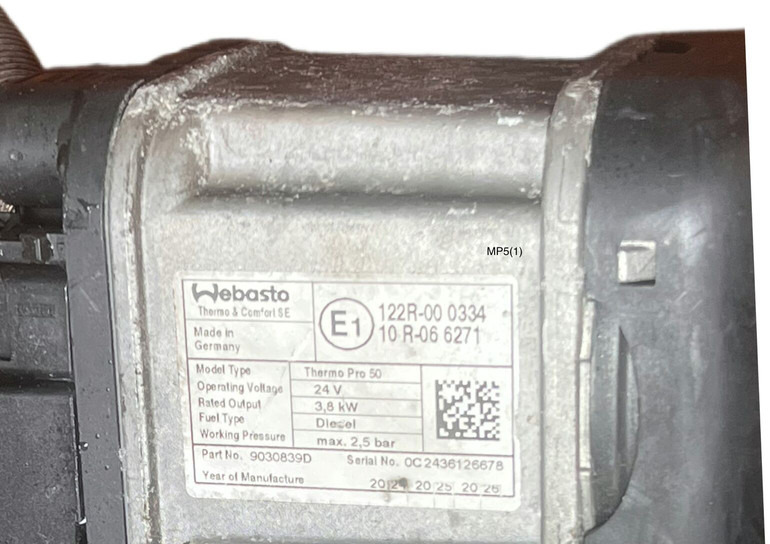 Mercedes-Benz MP5 Thermo Pro 50 - Calefacción/ Ventilación: foto 4 Mercedes-Benz MP5 Thermo Pro 50 - Calefacción/ Ventilación: foto 4