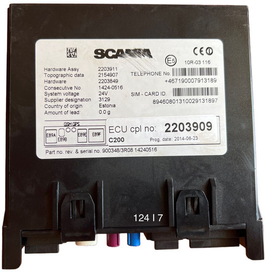 Scania - Unidad de control: foto 1 Scania - Unidad de control: foto 1