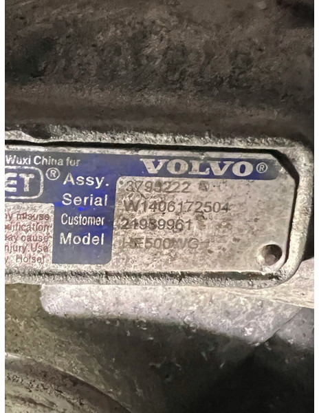 Volvo HE500WG - Turbocompresor: foto 4 Volvo HE500WG - Turbocompresor: foto 4