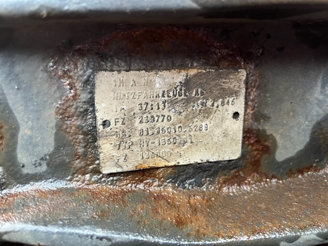 MAN TGX Typ 1350 - Eje posterior para Camión: foto 3 MAN TGX Typ 1350 - Eje posterior para Camión: foto 3