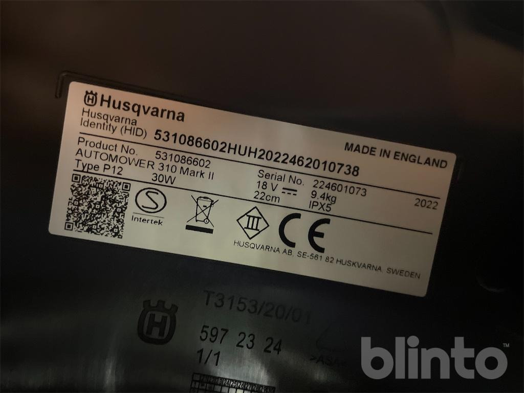 Husqvarna Automower 310 MARK II (2022) - Cortacésped: foto 5 Husqvarna Automower 310 MARK II (2022) - Cortacésped: foto 5