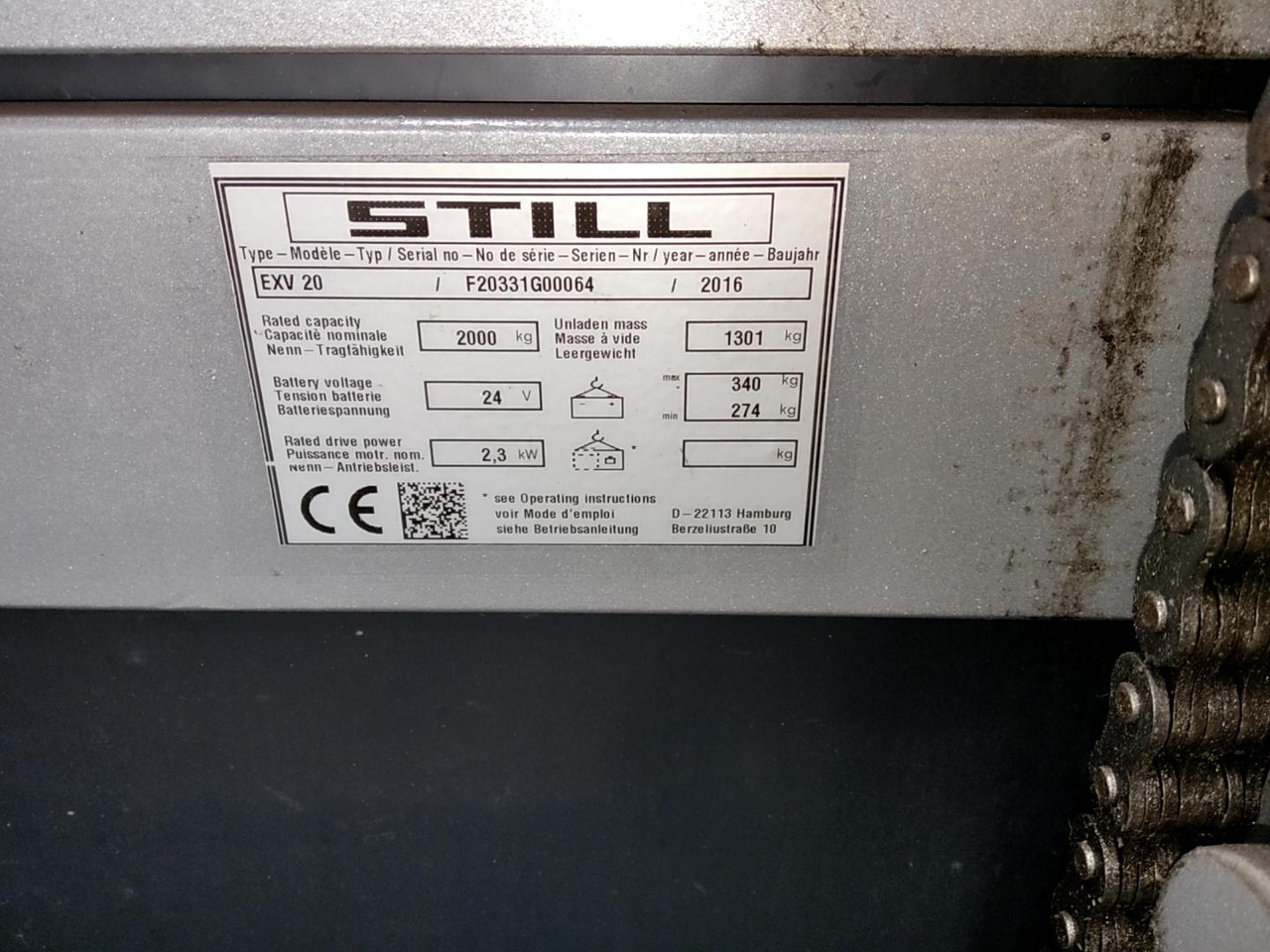 Apilador Still EXV20: foto 9