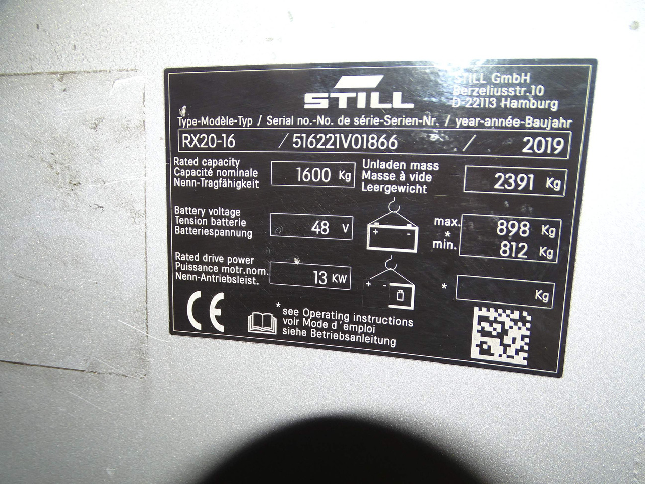 Still RX20-16 - Carretilla elevadora eléctrica: foto 5 Still RX20-16 - Carretilla elevadora eléctrica: foto 5