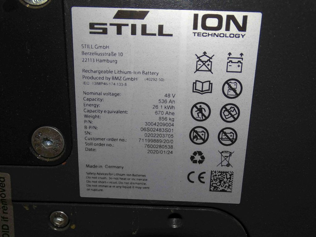 Still RX20-20P/LIION - Carretilla elevadora eléctrica: foto 5 Still RX20-20P/LIION - Carretilla elevadora eléctrica: foto 5