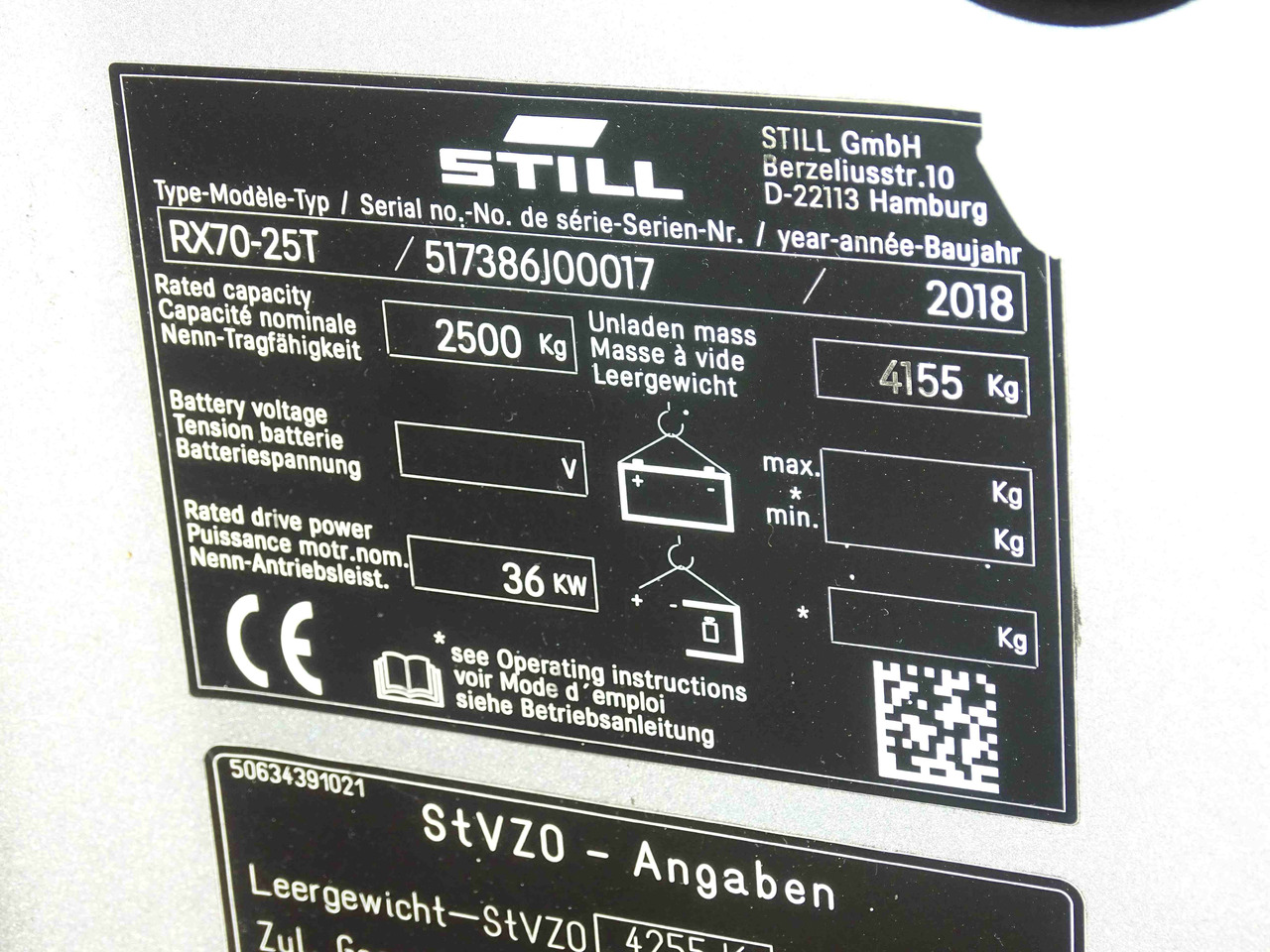 Still RX70-25T - Carretilla elevadora: foto 5 Still RX70-25T - Carretilla elevadora: foto 5