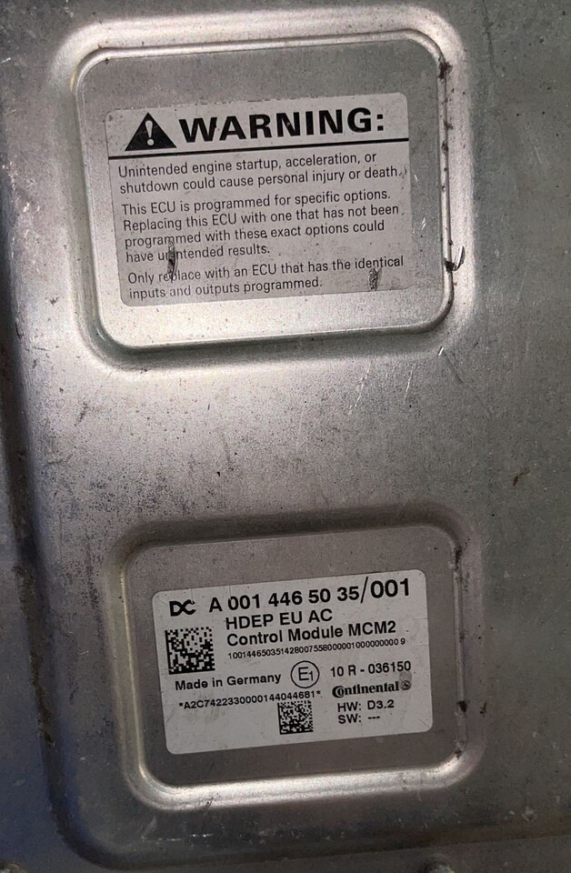 Mercedes Actro MP4 OM470 OM471 A0014465035 MCM2 Reman - Unidad de control para Camión: foto 5 Mercedes Actro MP4 OM470 OM471 A0014465035 MCM2 Reman - Unidad de control para Camión: foto 5