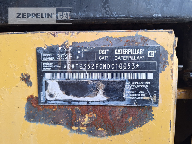 Excavadora de cadenas Cat 352FL: foto 45