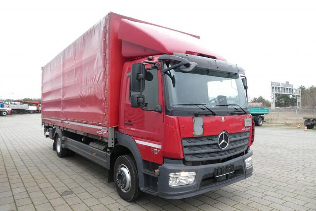Mercedes-Benz Atego 1224 L Pritsche LBW LWB 1.5to, Tautliner - Camión caja abierta: foto 2 Mercedes-Benz Atego 1224 L Pritsche LBW LWB 1.5to, Tautliner - Camión caja abierta: foto 2