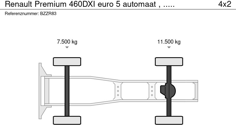 Cabeza tractora Renault Premium 460DXI euro 5 automaat , .....: foto 14