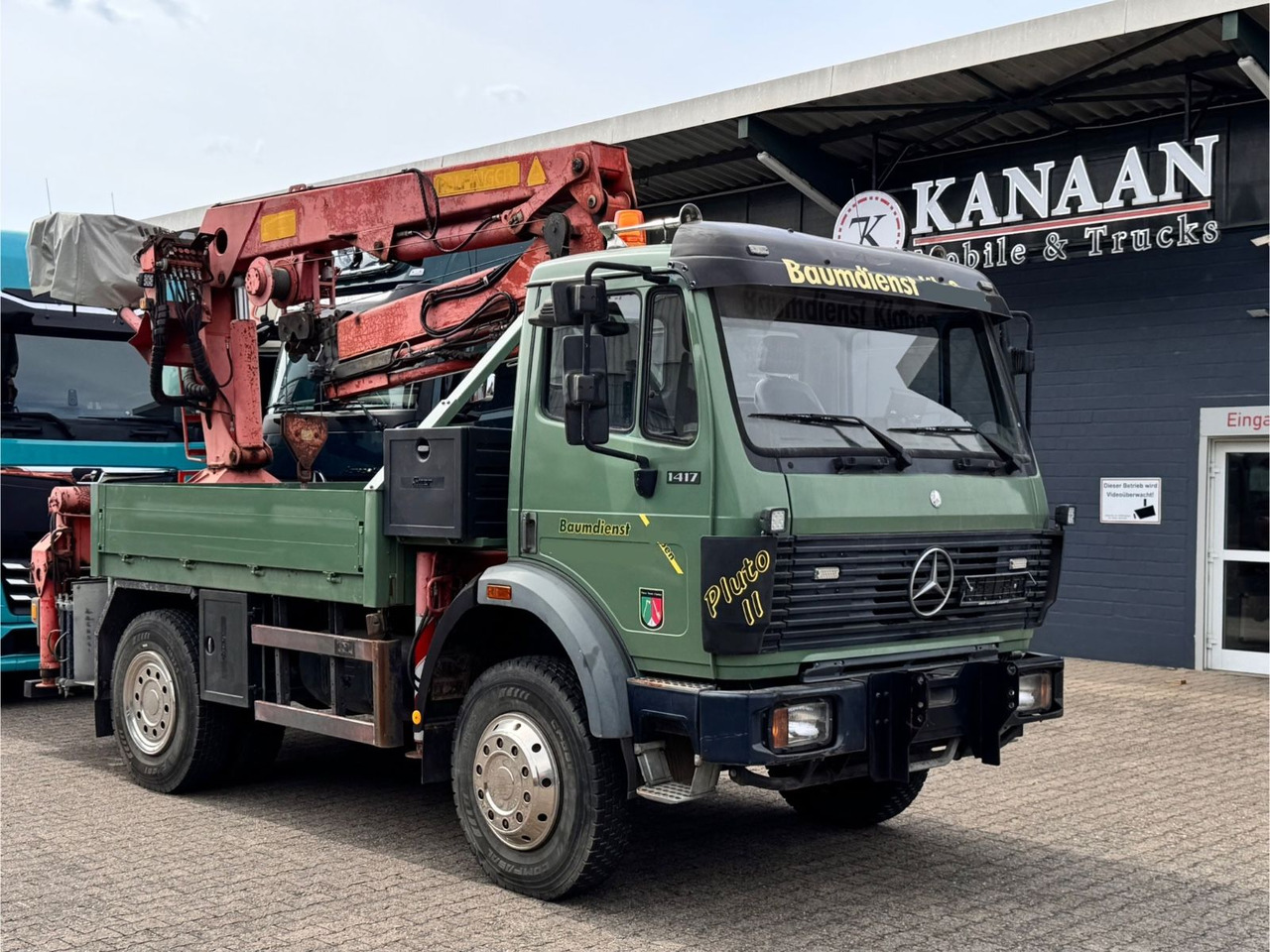 Mercedes-Benz 1417 AK Allrad Palfinger Montagekran 17,7m 64TKM - Camión grúa: foto 2 Mercedes-Benz 1417 AK Allrad Palfinger Montagekran 17,7m 64TKM - Camión grúa: foto 2