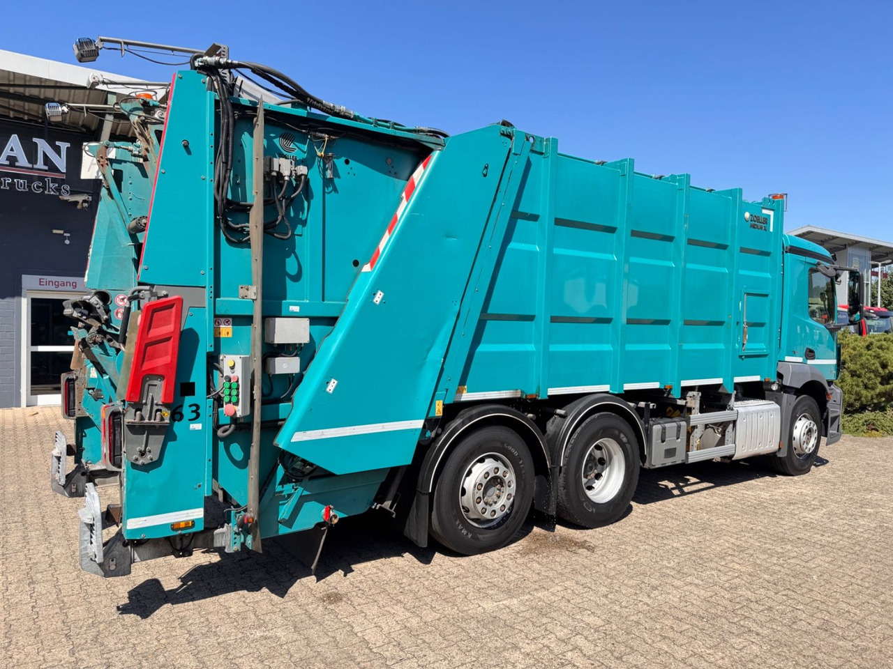 Mercedes-Benz 2533 Antos Müllwagen Zöller ATM bei 90Tkm - Camión de basura: foto 3 Mercedes-Benz 2533 Antos Müllwagen Zöller ATM bei 90Tkm - Camión de basura: foto 3