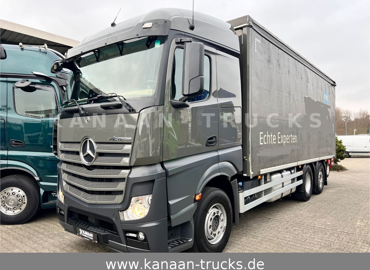 Mercedes-Benz 2548 Actros 6x2 Pritsche Moffet Mitnahme stapler - Camión lona: foto 3 Mercedes-Benz 2548 Actros 6x2 Pritsche Moffet Mitnahme stapler - Camión lona: foto 3