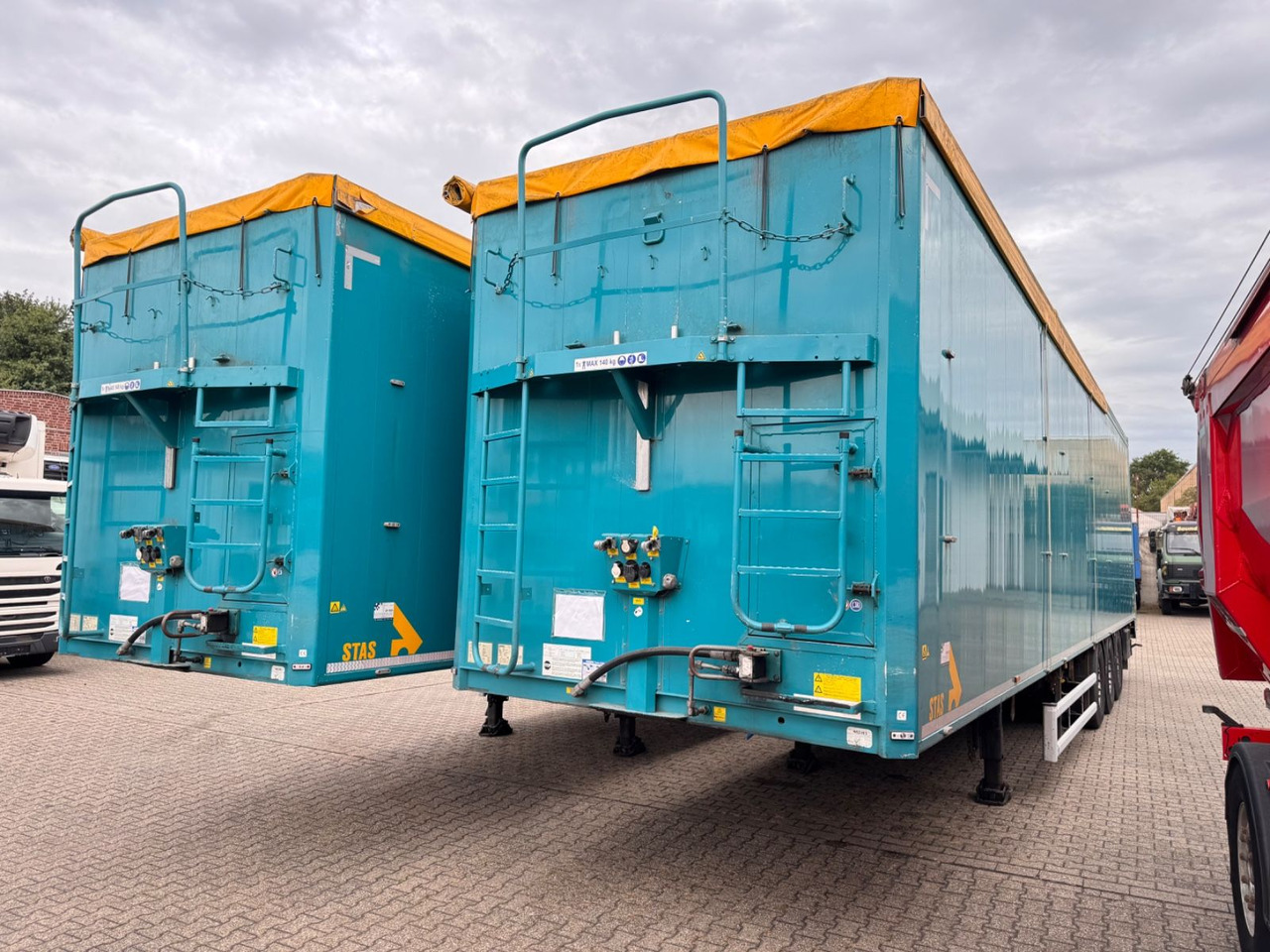 Stas S 300 ZX Walkingfloor Schubboden 2 x Vorhanden - Semirremolque piso movil: foto 3 Stas S 300 ZX Walkingfloor Schubboden 2 x Vorhanden - Semirremolque piso movil: foto 3